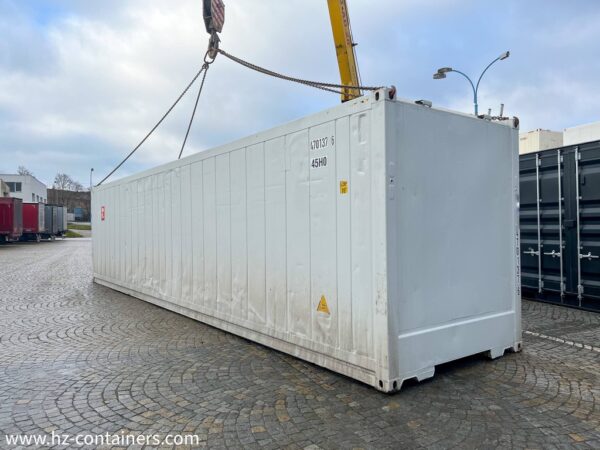 Contenedor de envío 40’HC aislado usado sin motor